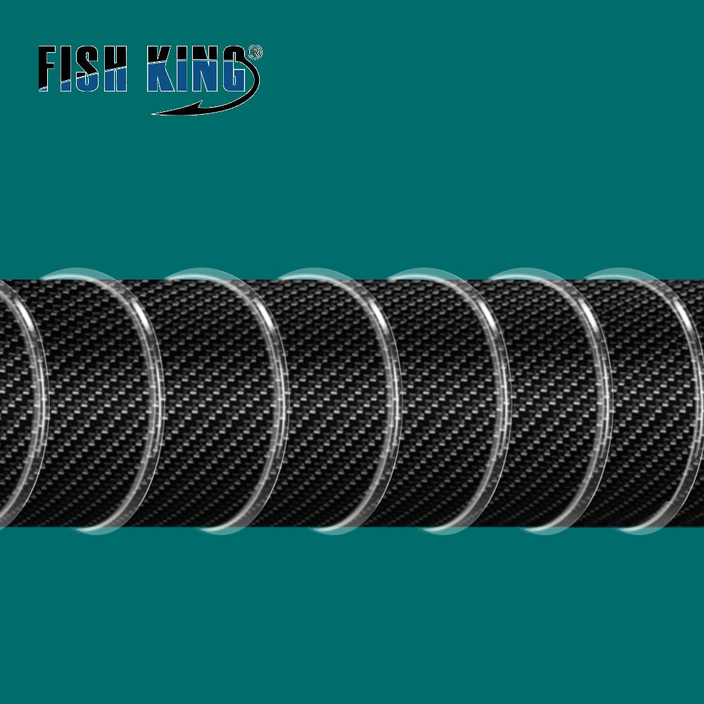 FISH KING 100M Tough Fishing Line 4 136LB Fluorocarbon Coating