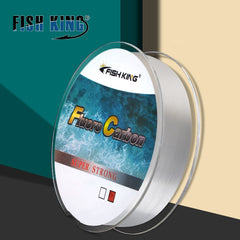 FISH KING 100M Tough Fishing Line 4 136LB Fluorocarbon Coating