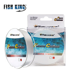 FISH KING 100M Tough Fishing Line 4 136LB Fluorocarbon Coating