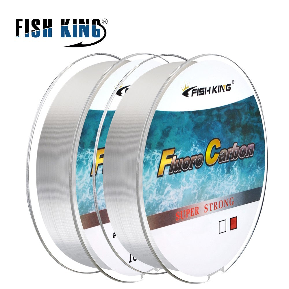 FISH KING 100M Tough Fishing Line 4 136LB Fluorocarbon Coating