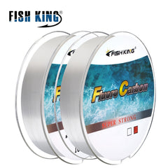 FISH KING 100M Tough Fishing Line 4 136LB Fluorocarbon Coating