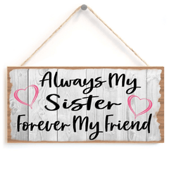 Sister Sign Bedroom Ornament Gift Bestie Gift