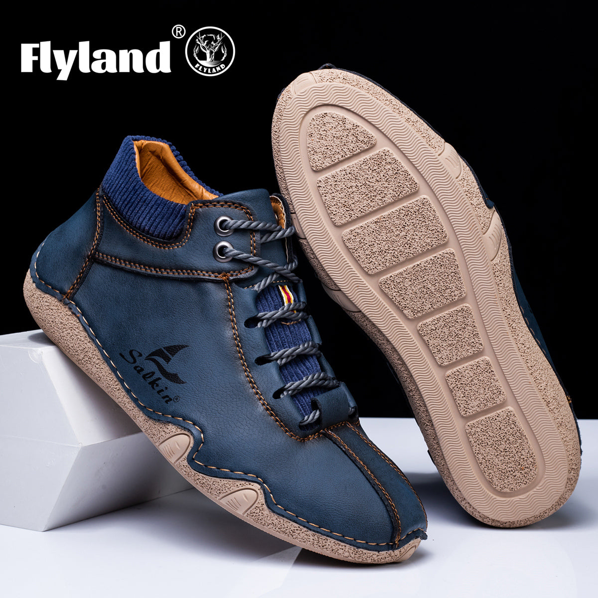 FLYLAND Men's Low Top Boots Wear resistant Outdoor Boots