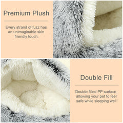 Semi Enclosed Dog Bed for Cozy Winter Nights