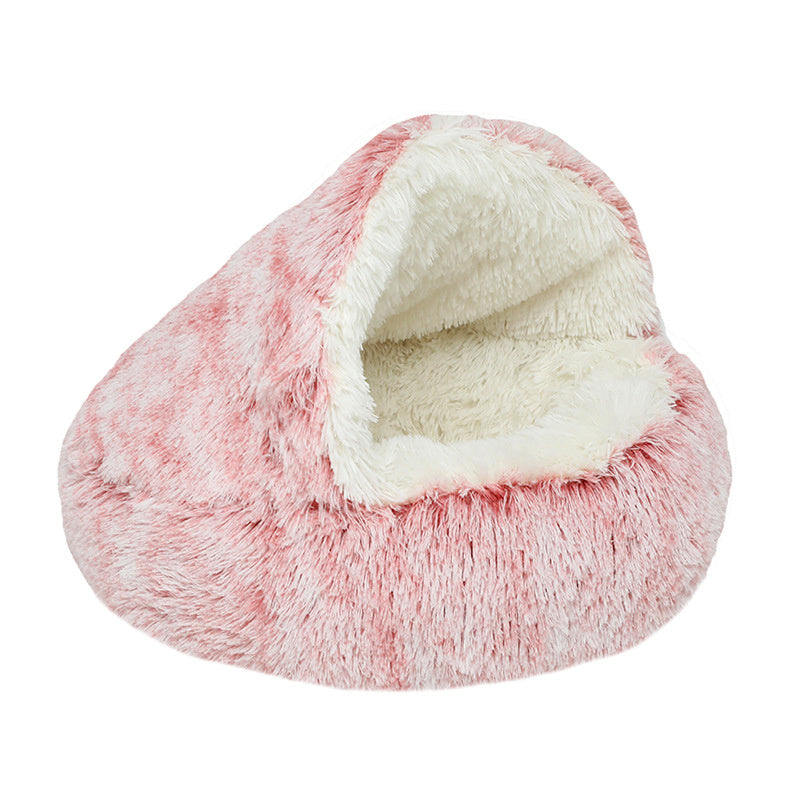 Semi Enclosed Dog Bed for Cozy Winter Nights