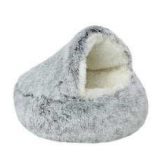 Semi Enclosed Dog Bed for Cozy Winter Nights