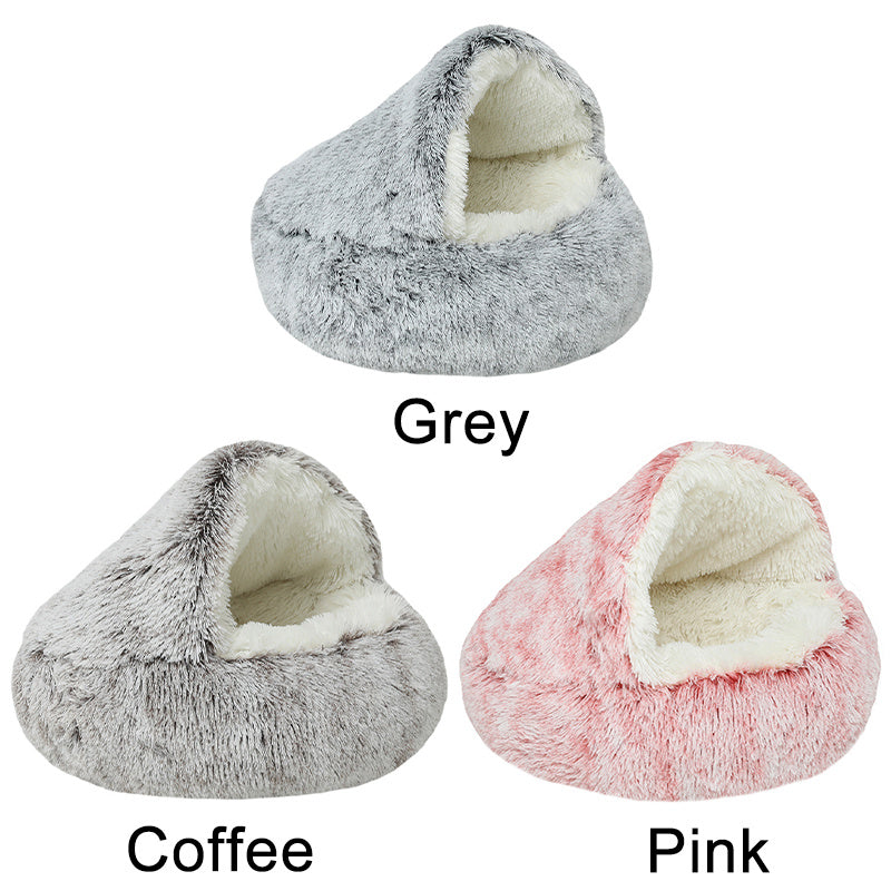 Semi Enclosed Dog Bed for Cozy Winter Nights