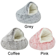 Semi Enclosed Dog Bed for Cozy Winter Nights