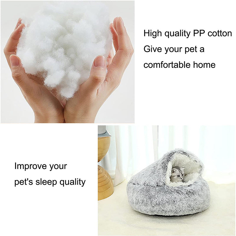 Semi Enclosed Dog Bed for Cozy Winter Nights