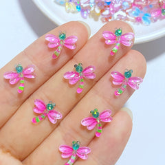 Dragonfly Resin Cabochons Scrapbooking Jewelry Craft 10pcs