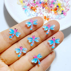 Dragonfly Resin Cabochons Scrapbooking Jewelry Craft 10pcs