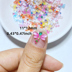 Dragonfly Resin Cabochons Scrapbooking Jewelry Craft 10pcs