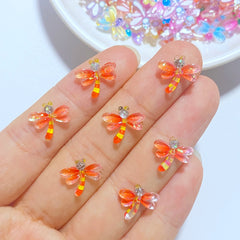 Dragonfly Resin Cabochons Scrapbooking Jewelry Craft 10pcs