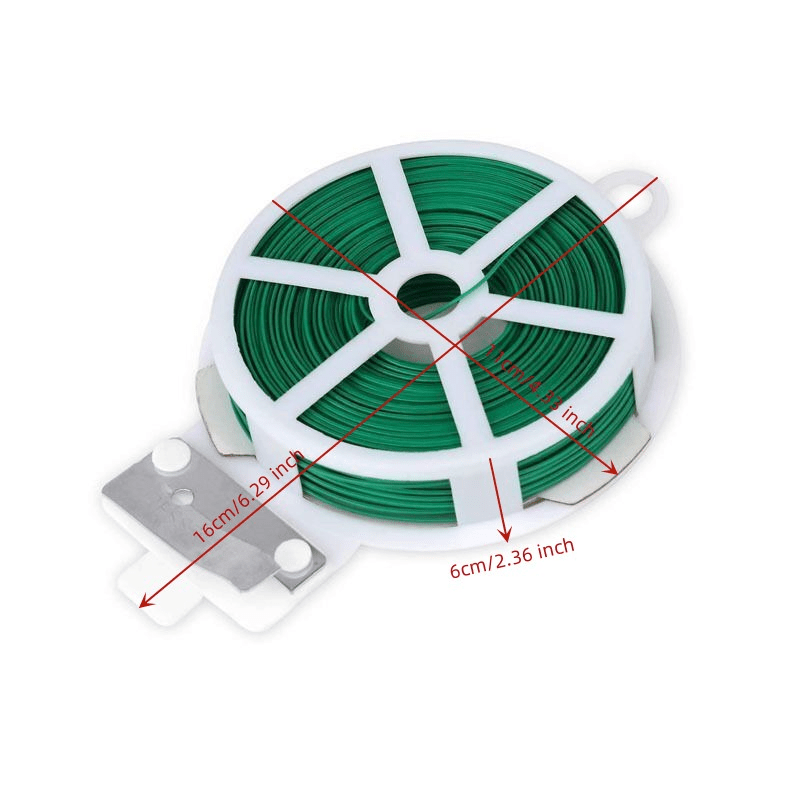 1pc Portable Wire Twist Ties Garden Plant Support Strap Tie