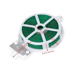 1pc Portable Wire Twist Ties Garden Plant Support Strap Tie