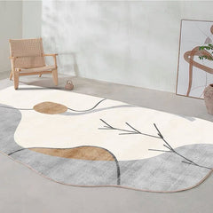 Shaggy Plush Carpet - Non Slip, Creative Simplicity - Ideal for Homestay