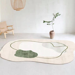 Shaggy Plush Carpet - Non Slip, Creative Simplicity - Ideal for Homestay