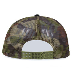 Men's 3D Embroidered Flat Top Baseball Cap Surf Snapback Hat