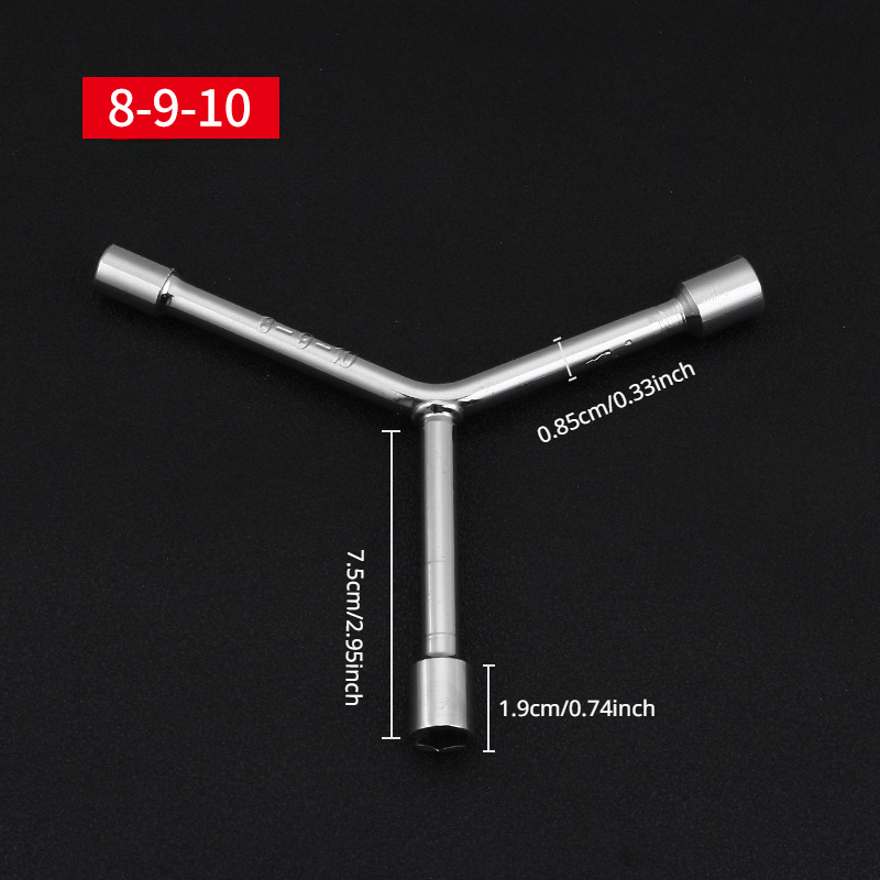 Y Type Triangle Wrench 8-19mm Manual Tool