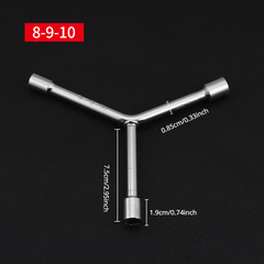 Y Type Triangle Wrench 8-19mm Manual Tool