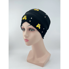 Velvet Turban Cap Head Wrap Chemo Hats For Women
