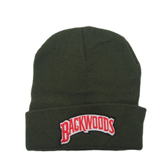 Letter Embroidery Beanie Solid Knit Hat Unisex Warm Skull Cap