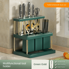 Kitchen Utensils Drain Rack Countertop Storage Rack