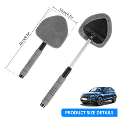 Extendable Microfiber Car Window Cleaner Kit