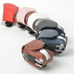 Outdoor Golf Ball Holder Bag with Metal Buckle