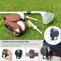 Outdoor Golf Ball Holder Bag with Metal Buckle