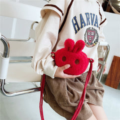 Kids Cartoon Rabbit Crossbody Bag Coin Purse for Girls