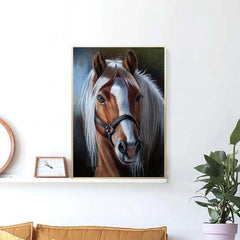 1pc Horse DIY 5D Diamond Painting Kit Wall Decor 20x30cm Frameless