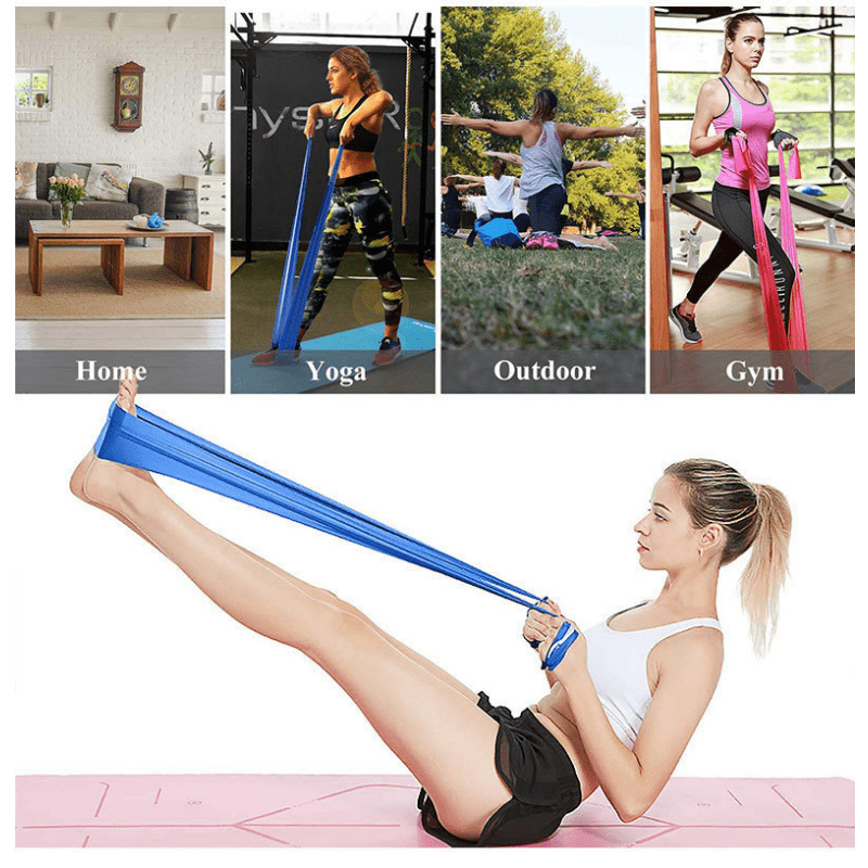Resistance Band Yoga Strength Training Stretch Tension
