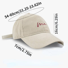 Adjustable Solid Baseball Cap for Outdoor Sports