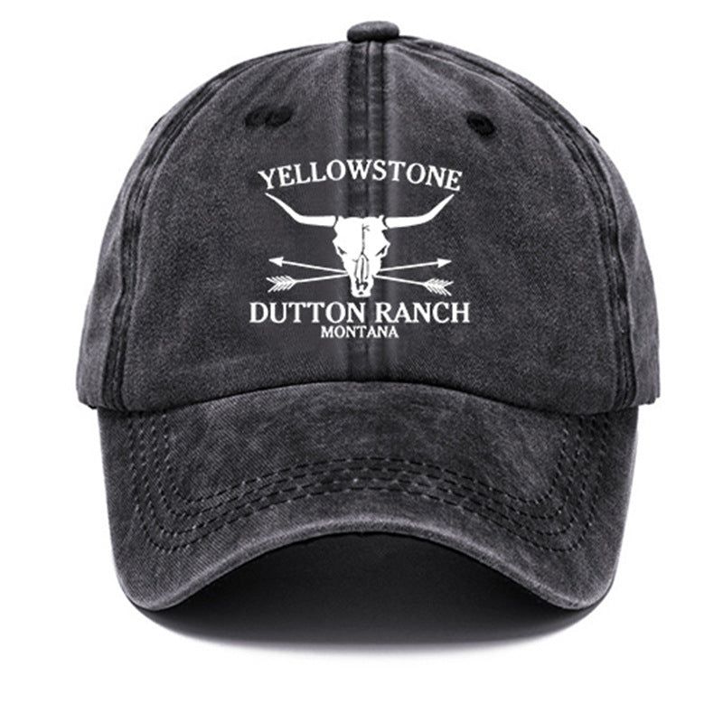 Vintage Sunshade Adjustable Baseball Cap Soft Top Pure Cotton Cap