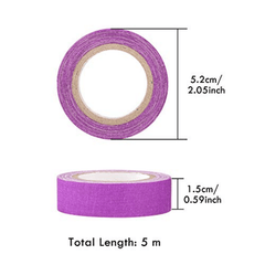 Whaline 6 Colors Neon Gaffer Cloth Tape UV Blacklight Glow