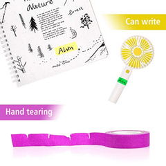 Whaline 6 Colors Neon Gaffer Cloth Tape UV Blacklight Glow