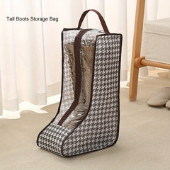 Houndstooth Shoe Bag Travel Boots Storage Pouch