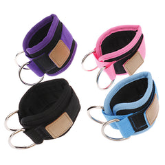 Ankle Strap for Cable Machines with Padded Cushioning