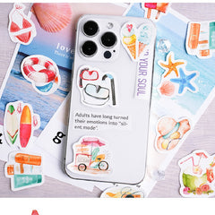 46pcs Surf Together Series Stickers for Computer Mobile Phone Water Cup