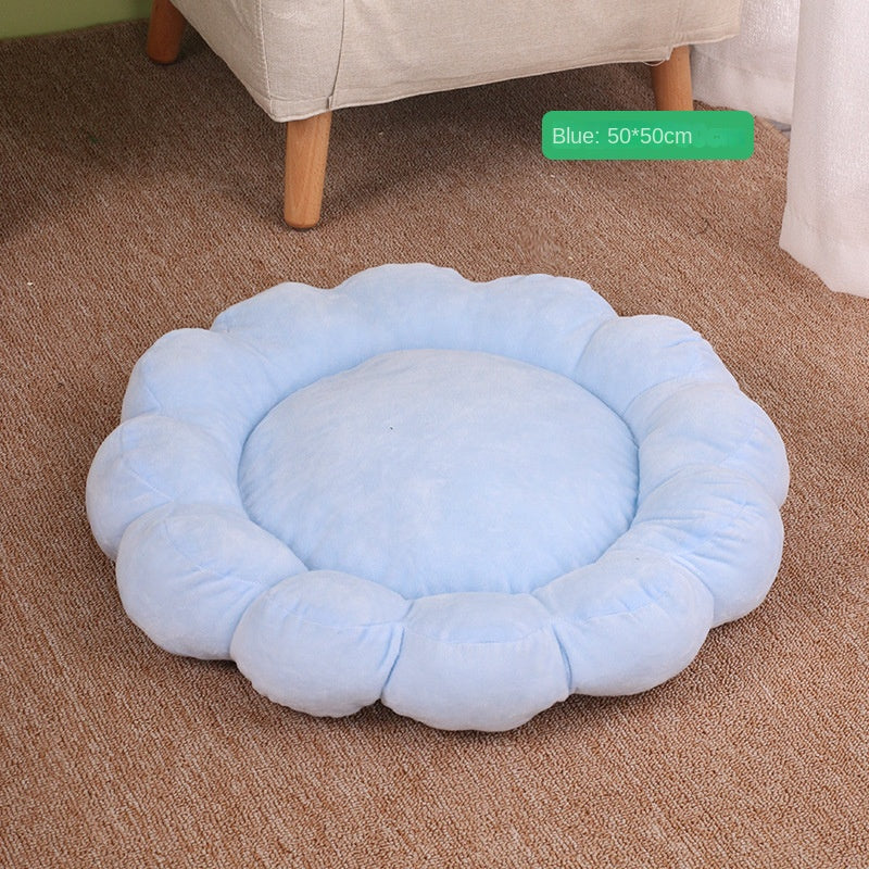 Adjustable Flower Pet Bed for Cat or Dog