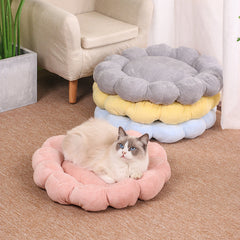 Adjustable Flower Pet Bed for Cat or Dog