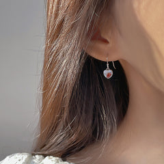 Moonstone Heart Drop Earrings & Jewelry for Women