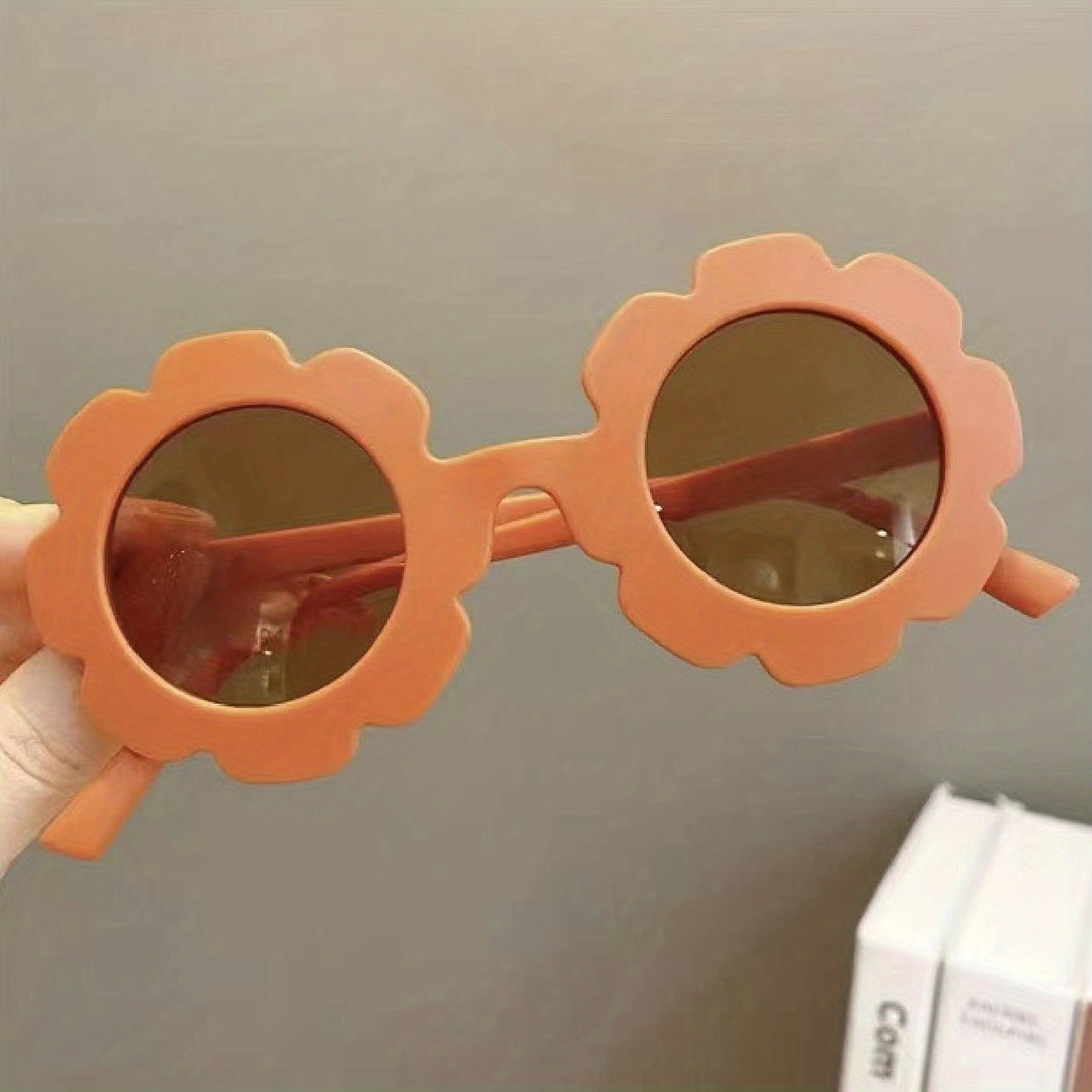 Kids Sweet Round Frame Sunglasses UV Protection