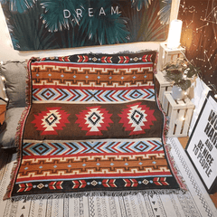 Ethnic Vintage Picnic Mat Machine Washable for Camping Beach Sofa RV