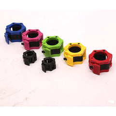 2pcs Barbell Clamps Quick Lock Buckle Safe Dumbbell Bar Clip Weight Plates Clips