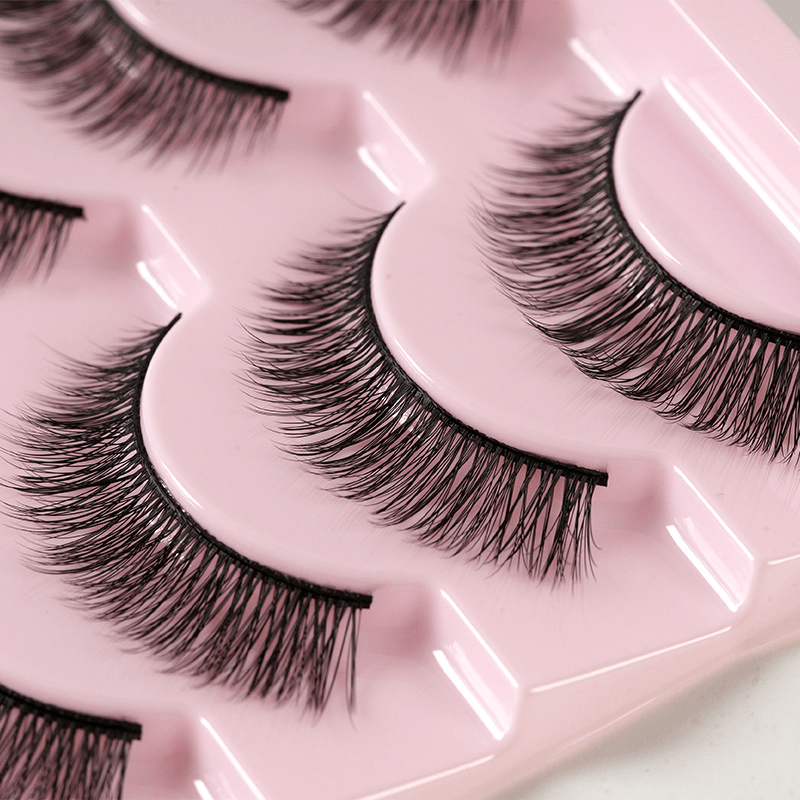 10 Pairs 3D Fluffy False Eyelashes Natural Volume Long Makeup Lash Extension