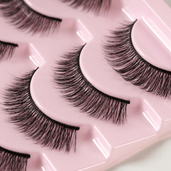 10 Pairs 3D Fluffy False Eyelashes Natural Volume Long Makeup Lash Extension