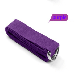 Solid Yoga Stretching Band for Fitness Resistance Strap
