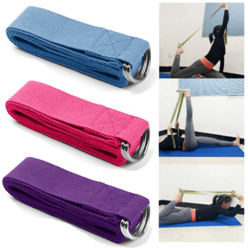 Solid Yoga Stretching Band for Fitness Resistance Strap